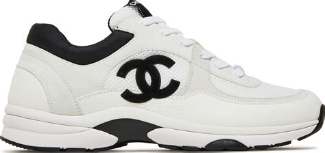 full black chanel trainers|chanel sneaker black and white.